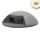 LED Padlóba süllyesztett lámpa, kerek 1SIDE 60mm, fekete, 12-24V, IP67, 3W, 60°, meleg fehér