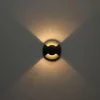 LED Padlóba süllyesztett lámpa, kerek 2SIDE 60mm, fekete, 12-24V, IP67, 3W, 60°, meleg fehér