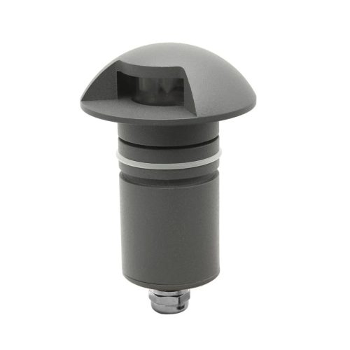 LED Padlóba süllyesztett lámpa, kerek 2SIDE 60mm, fekete, 12-24V, IP67, 3W, 60°, meleg fehér