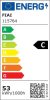 LED Por és páramentes robbanásbiztos lámpatest ATEX II 150cm, 54W, IP66, semleges fehér IK10