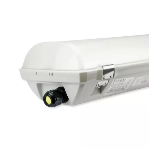 LED Por és páramentes robbanásbiztos lámpatest ATEX II 150cm, 54W, IP66, hideg fehér. IK10