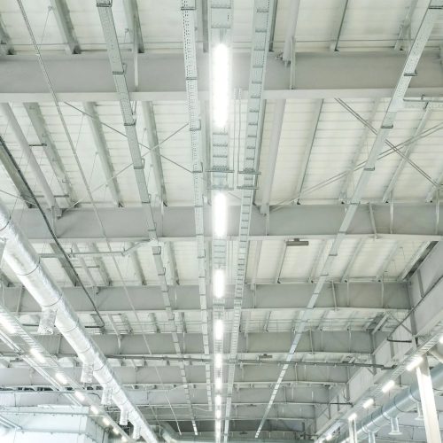 LED Por és páramentes robbanásbiztos lámpatest ATEX II 150cm, 54W, IP66, hideg fehér. IK10