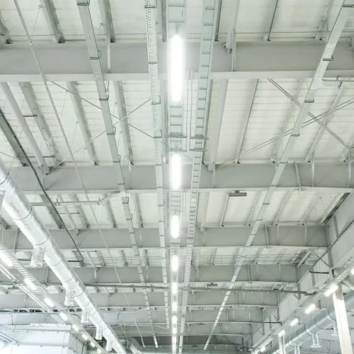 LED Por és páramentes robbanásbiztos lámpatest ATEX II 150cm, 54W, IP66, hideg fehér. IK10