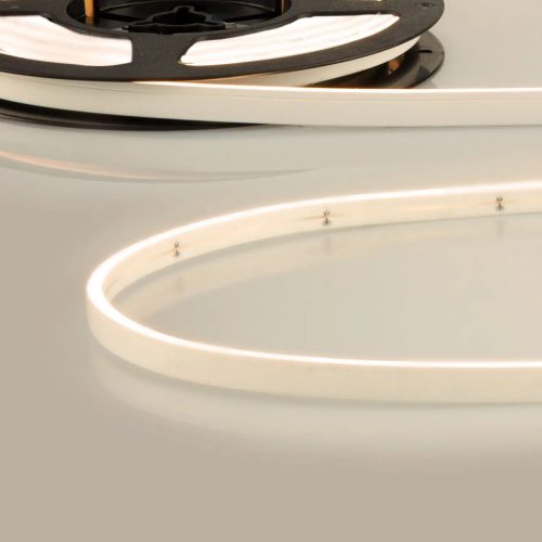 LED NEON930 flexibilis szalag B04H08, 24V DC, 10W, IP67, 3000K, 5m, 180 LED/m, szerelőklipszekkel
