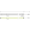LED NeonPRO930 Custom flexibilis szalag B04H08, 24V DC, 10W, IP67, 3000K, 5m, 180 LED/m, klipszekkel