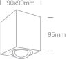 12105Ac / b fekete gu10 10w