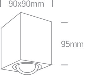 12105Ac / b fekete gu10 10w