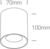 12105A / B / B fekete GU10 10W fekete reflektor