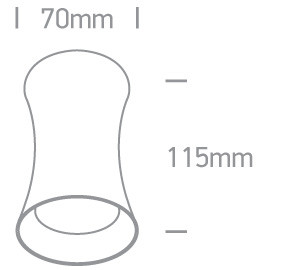 12105F / mg fém szürke GU10 10W 100-240V