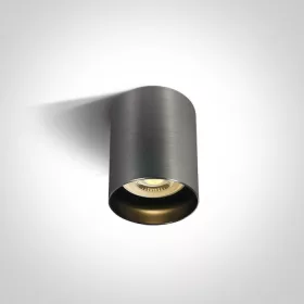 12105N / mg fém szürke gu10 10w sötét fény kerek
