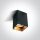 12105NA / B Black Gu10 10W Sötét Light Square