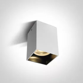 12105NA / W White Gu10 10W Sötét Light Square