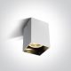 12105NA / W White Gu10 10W Sötét Light Square