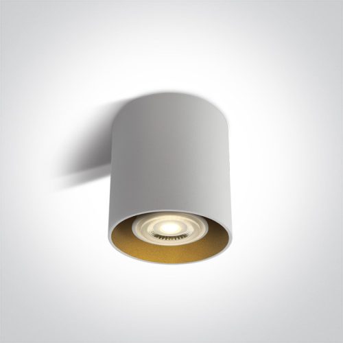 12105t / w fehér gu10 10w kör 100-240V