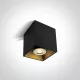 12105TA / B Black Gu10 10W négyzet 100-240V
