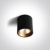 12107k / b / w Fekete LED 7W WW 35DEG 230V kerek