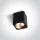12107KA / B / W Fekete LED 7W WW 35DEG 230V négyzet