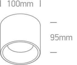 12107LD / W / W fehér LED 7W WW IP20 230V sötét fény