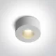 12107v / w / w fehér LED 7w ww 40deg 230V kerek szegélyezhető