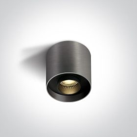   12108D / mg / w fém szürke LED 8W WW IP20 230V sötét fény