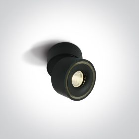 12108LA / B / W Fekete COB LED 8W WW IP20 230V