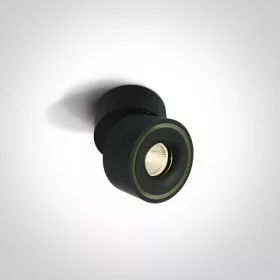 12108LA / B / W Fekete COB LED 8W WW IP20 230V