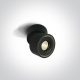 12108LA / B / W Fekete COB LED 8W WW IP20 230V