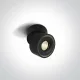 12108LA / B / W Fekete COB LED 8W WW IP20 230V