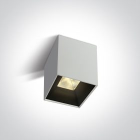   12110HA / W / W fehér LED 10W WW IP20 60DEG 230V négyzet sötét fény