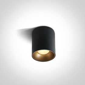   12112Z / B / W Fekete LED 12W WW IP20 45DEG 230V sötét fény