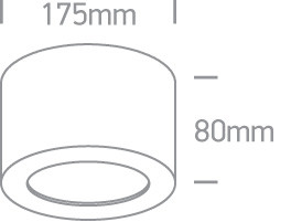 12116FD / B / BS fekete henger LED 16W WW 230V sötét fény