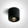 12122D / B / W Fekete LED 22W WW IP20 230V sötét fény