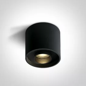 12122D / B / W Fekete LED 22W WW IP20 230V sötét fény