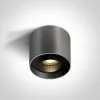 12122D / mg / w fém szürke LED 22W WW IP20 230V sötét fény