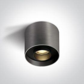   12122D / mg / w fém szürke LED 22W WW IP20 230V sötét fény