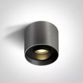   12122D / mg / w fém szürke LED 22W WW IP20 230V sötét fény