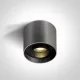 12122D / mg / w fém szürke LED 22W WW IP20 230V sötét fény