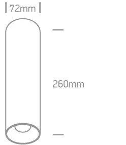 12124D / W / W fehér LED henger 24w ww 45deg 230V