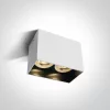 12205na / w fehér gu10 2x10w sötét fény