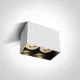 12205na / w fehér gu10 2x10w sötét fény