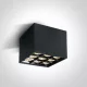 12906b / b / w Fekete LED 30W WW 38DEG IP20 230V