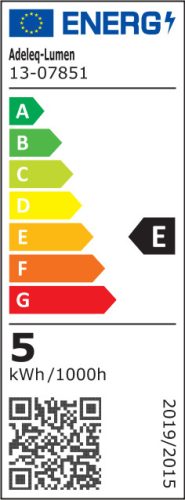 Adeleq R7s Led fényforrás 5W 4000K, 78mm, természetes fehér, 520lm