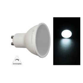   ADELEQ LED GU10 7W 6200K 700lm, hideg fehér, fényerő szabályozható, 230V 105'