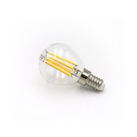   Adeleq Led Filament Mini Globe 4W E14 360° 5800K, hideg fehér