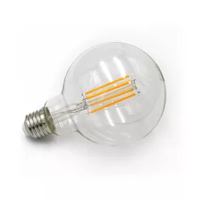   Adeleq LED filament G95 E27 8W 3000K fényforrás, 900lm fényerőszabályozható