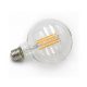 Adeleq LED filament G95 E27 8W 3000K fényforrás, 900lm fényerőszabályozható