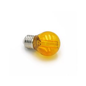  ADELEQ DEKOR LED FILAMENT FÉNYFORRÁS 2W E27 KISGÖMB SÁRGA 230V