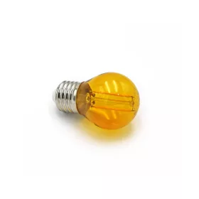   ADELEQ DEKOR LED FILAMENT FÉNYFORRÁS 2W E27 KISGÖMB SÁRGA 230V