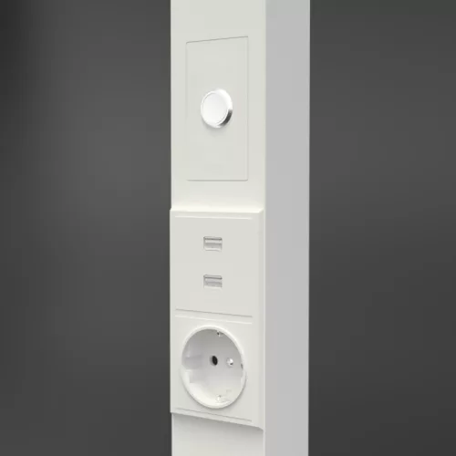TRONIX 138-011 ÁLLÓLÁMPA 81W DIREKT/INDIREKT 6000/3000LM 3500K 30° IP20 2M FEHÉR