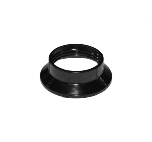 Rögzítő Gyűrű E14 Bakelit Foglalathoz (Fekete)